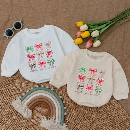 Vintage Christmas Baby Romper: First Xmas Outfit & Gift Idea