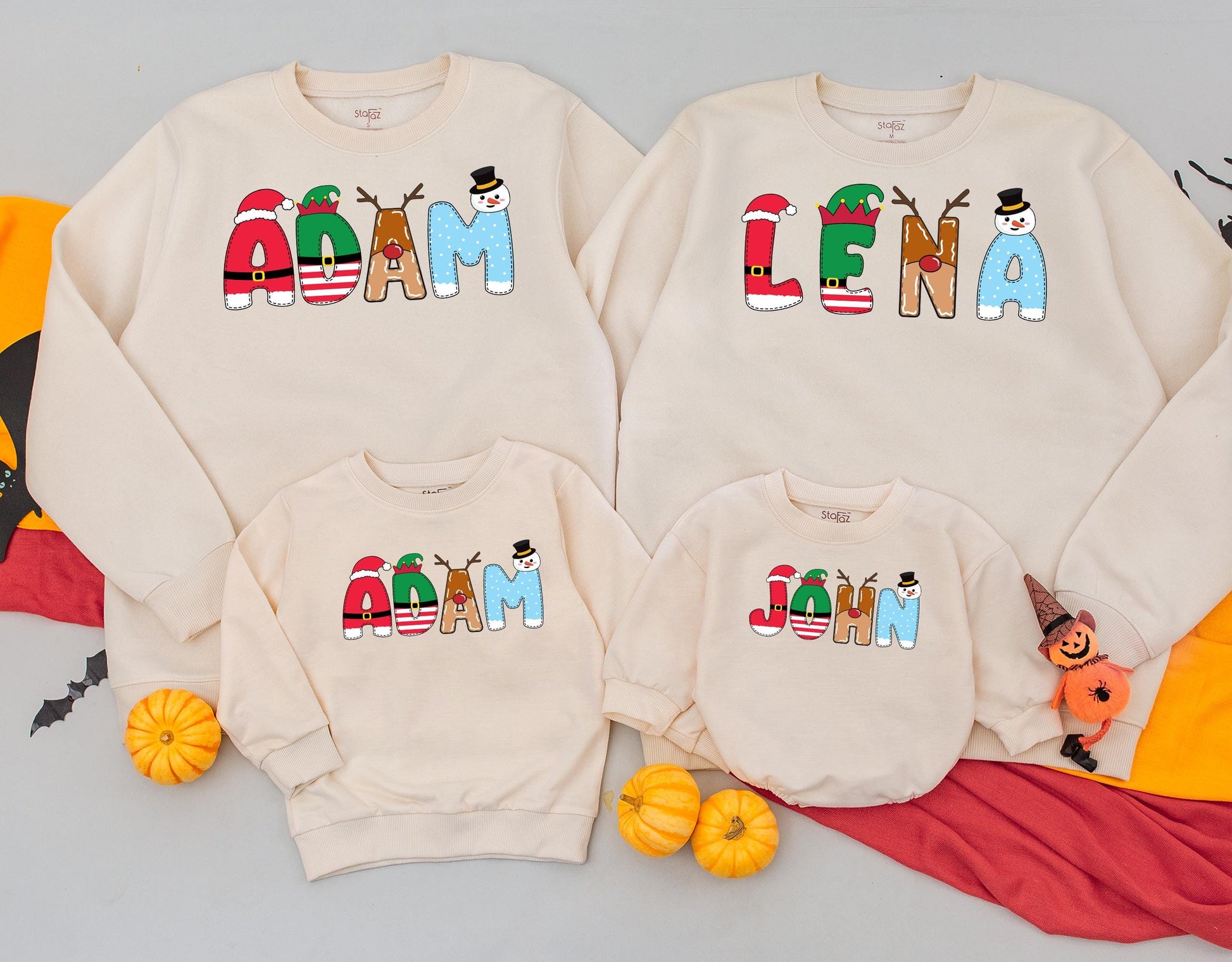 Festive Family Christmas Shirts: Matching Mom & Baby Outfits