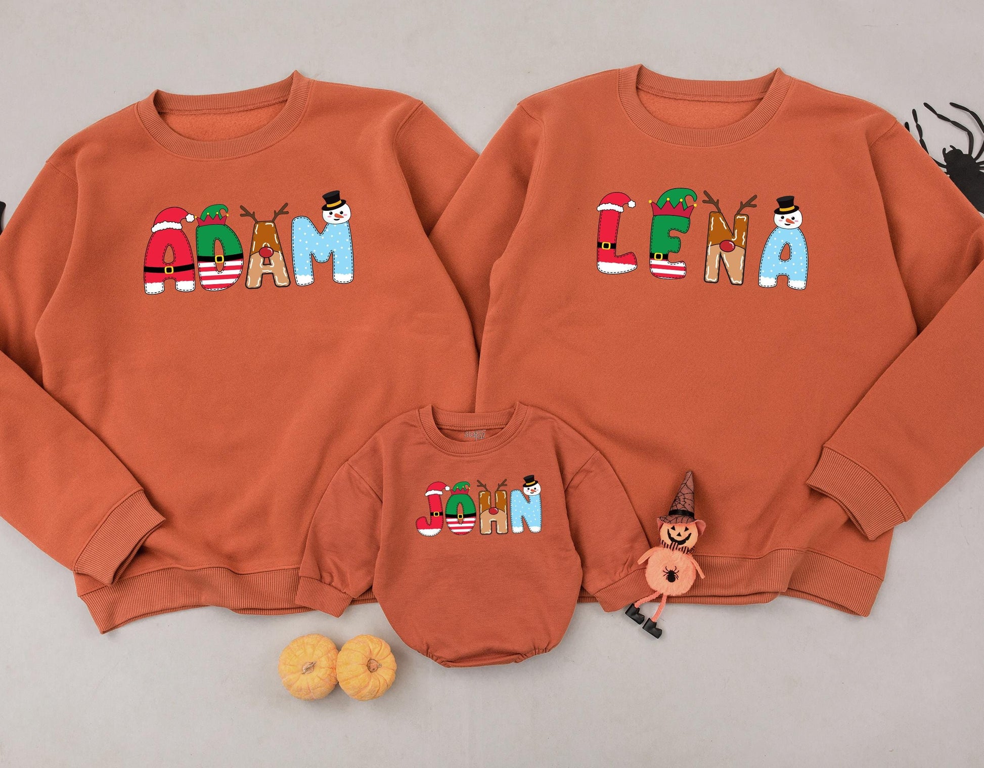 Festive Family Christmas Shirts: Matching Mom & Baby Outfits