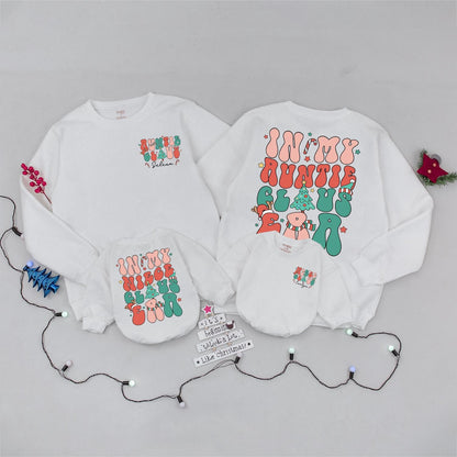 Matching Auntie and Niece Christmas Sweaters - Family Holiday Gifts