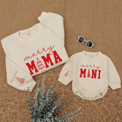 Matching Christmas Sweatshirts for Mommy and Me – Festive Family Outfits