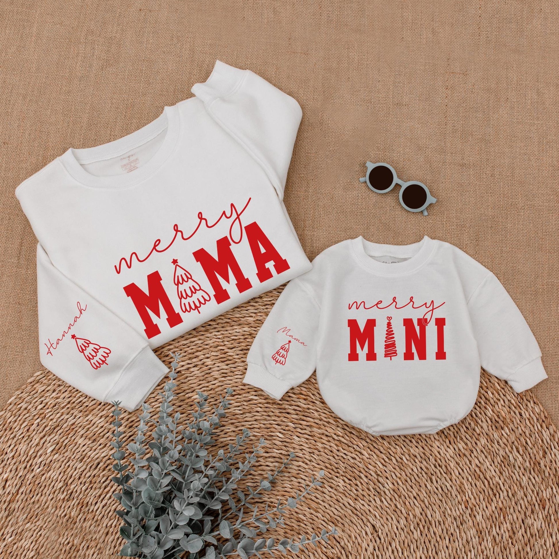 Matching Christmas Sweatshirts for Mommy and Me – Festive Family Outfits