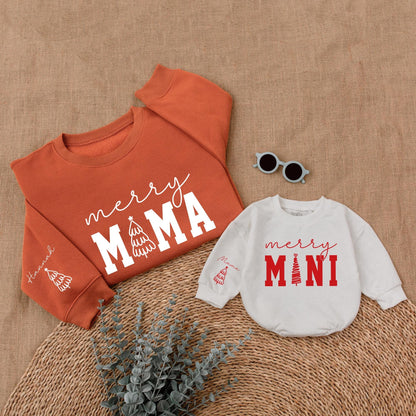 Matching Christmas Sweatshirts for Mommy and Me – Festive Family Outfits