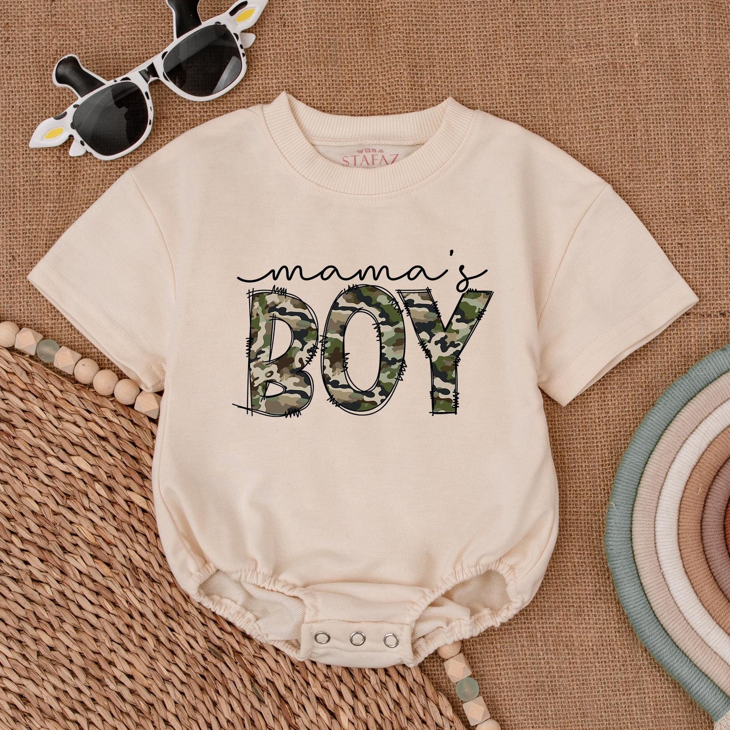 Baby Boy Romper, Newborn Outfit, Mother's Day Gift, Bubble Bodysuit