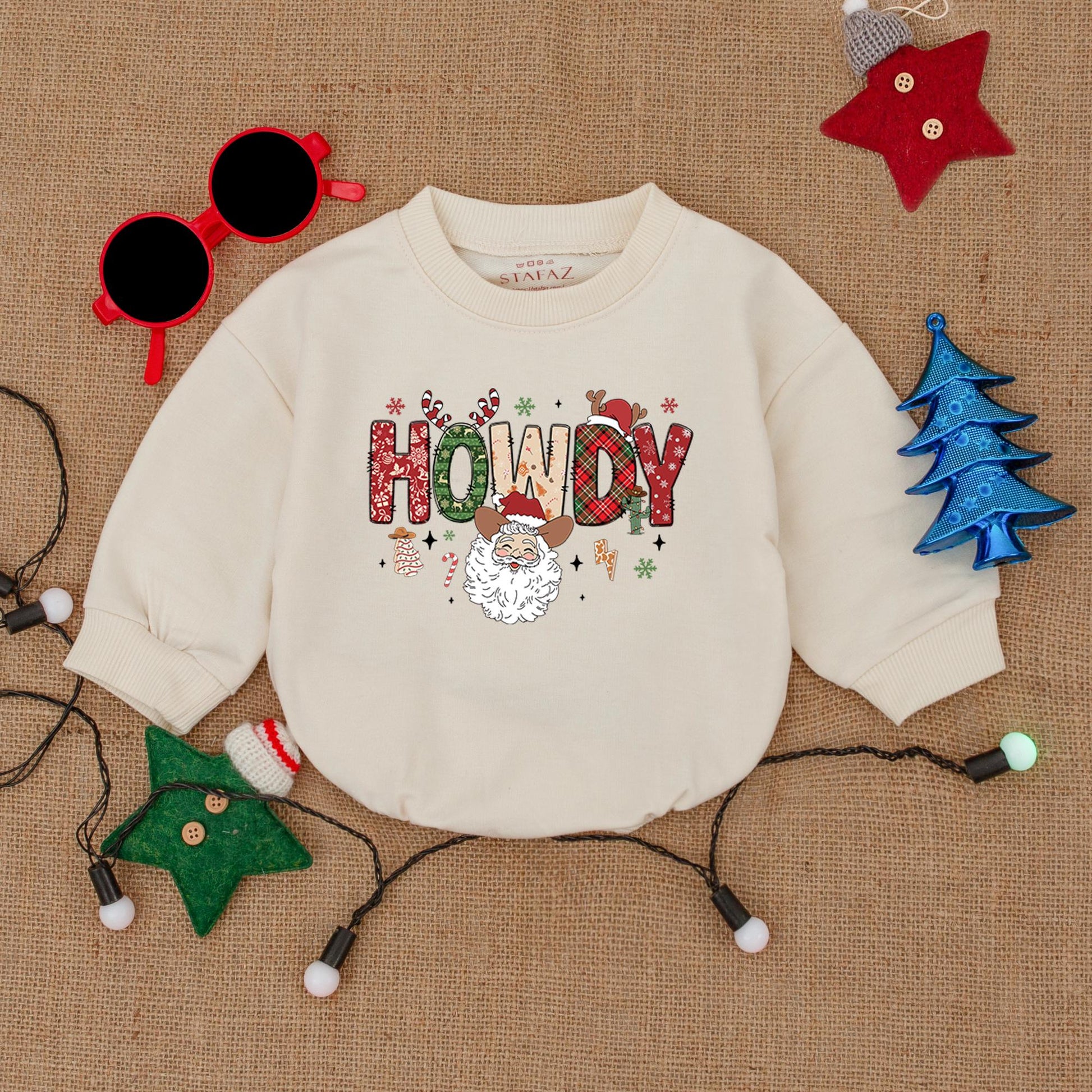 Santa Baby First Christmas Bodysuit, Cozy Newborn Bubble Romper