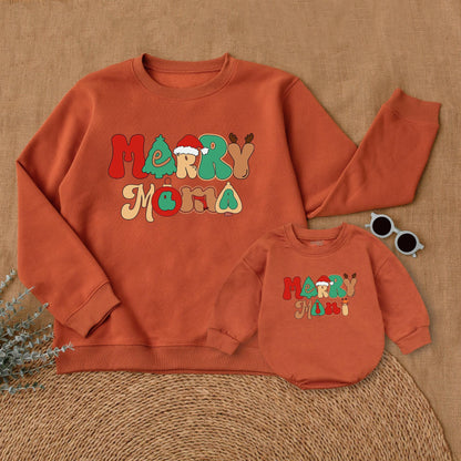 Matching Christmas Outfits: Mama, Mini & Family Retro Sweaters