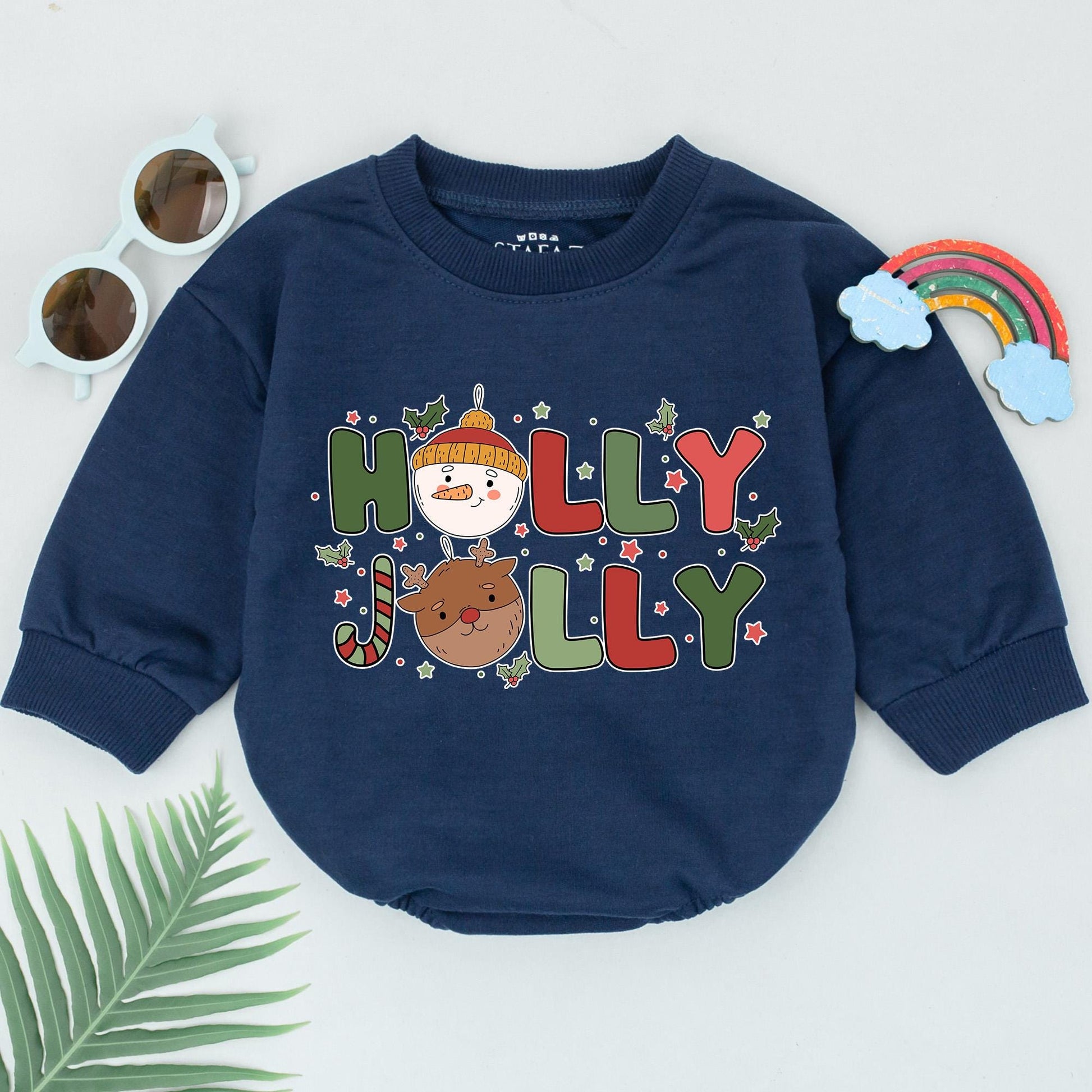 Baby's First Christmas Romper: Personalized Holiday Outfit Gift