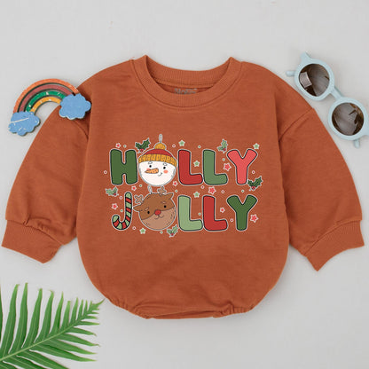 Baby's First Christmas Romper: Personalized Holiday Outfit Gift