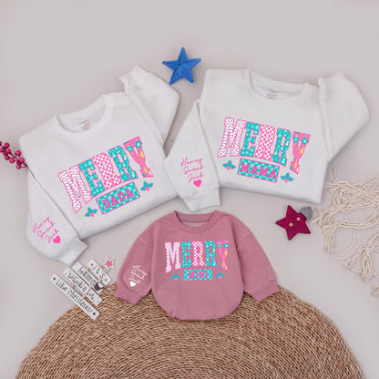 Merry Family Matching Tees: Custom Christmas Shirts for All Ages