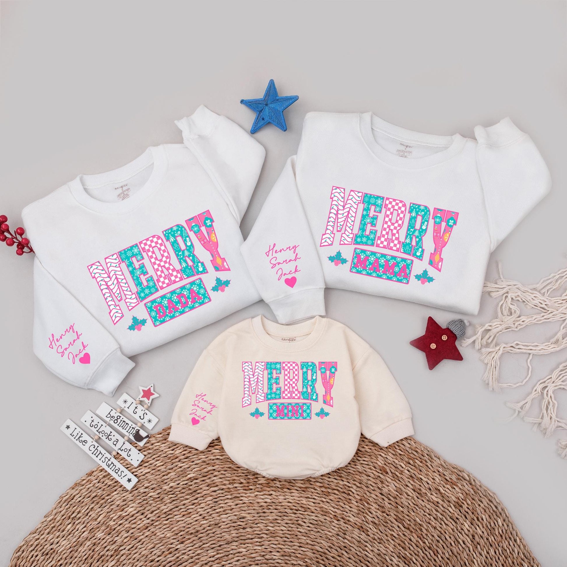 Merry Family Matching Tees: Custom Christmas Shirts for All Ages