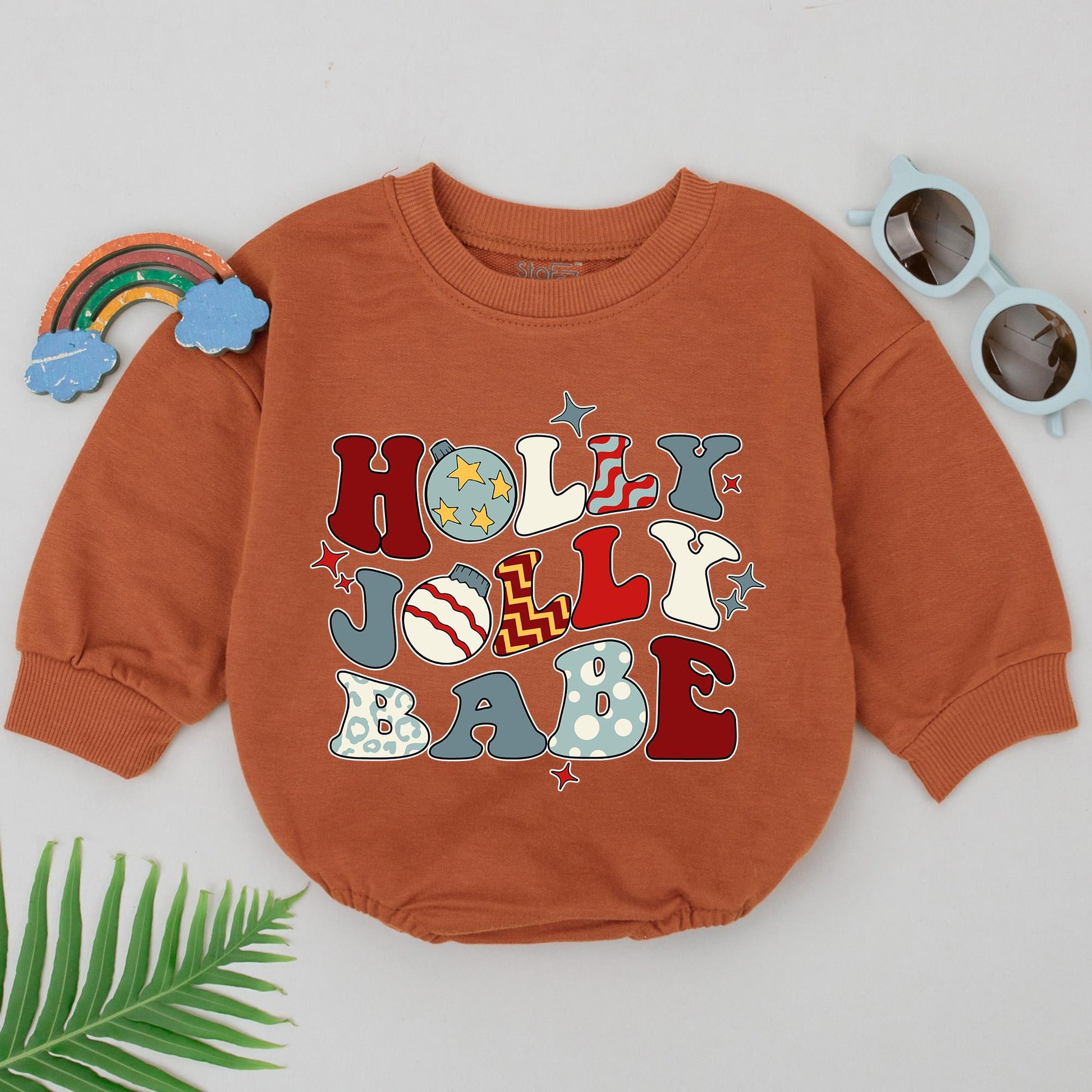 Festive Baby's 1st Christmas Romper: Personalized Holiday Outfit