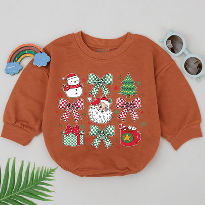 Festive Baby Romper: 1st Christmas, Santa Outfit & Shower Gift