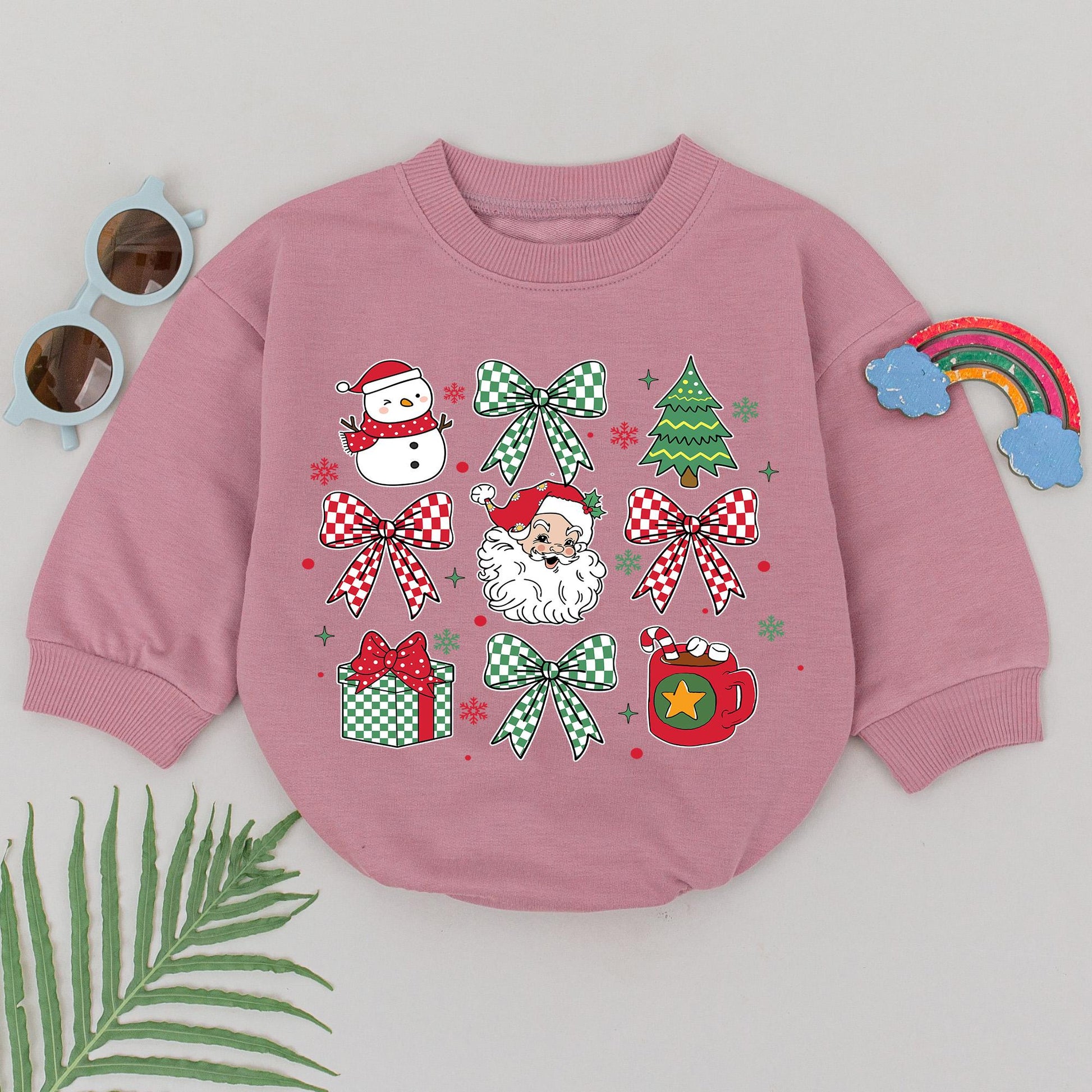 Festive Baby Romper: 1st Christmas, Santa Outfit & Shower Gift