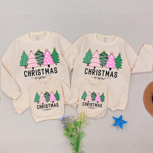 Matching Family Christmas Sweatshirts - Mommy and Me Festive Outfits