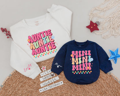 Festive Auntie and Me Sweatshirts: Perfect Christmas Gift Set