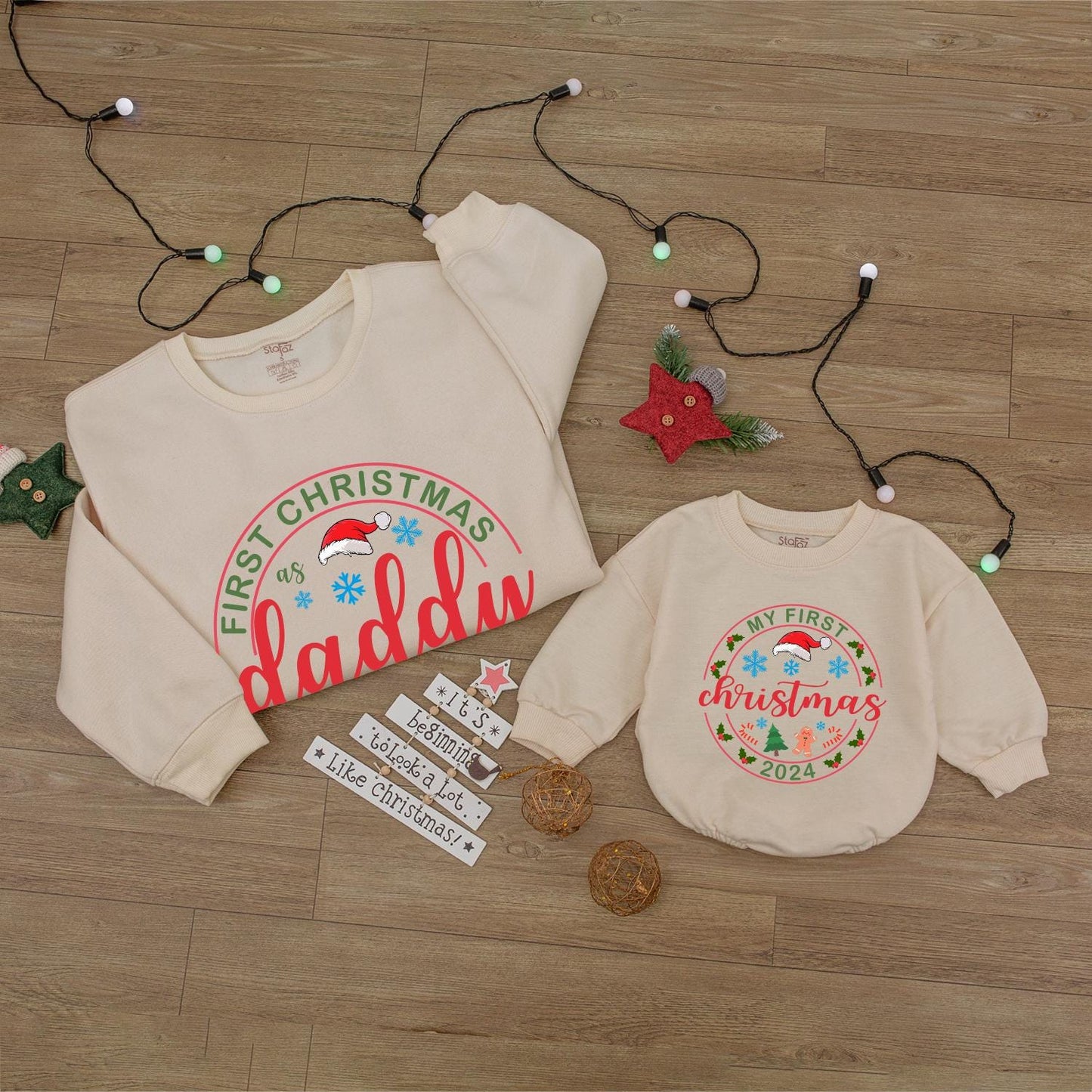 Matching Family Christmas Sweaters 2024 - Fun Festive Outfit Set