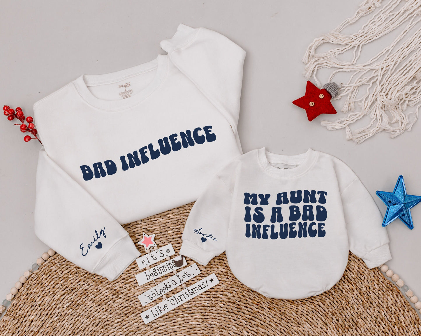 Matching Aunt & Family Sweatshirts - Funny Aunt Shirts for All Ages