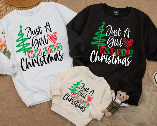 Cute Christmas Girl Heart Tree Baby Romper Festive Holiday Outfit Newborn Winter Gift Matching Family