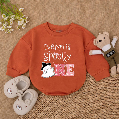 Spooky First Birthday Romper - Personalized Halloween Baby Outfit