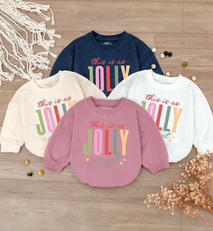 Jolly Xmas Baby Romper & Family Sweatshirts | Holiday Gift Ideas