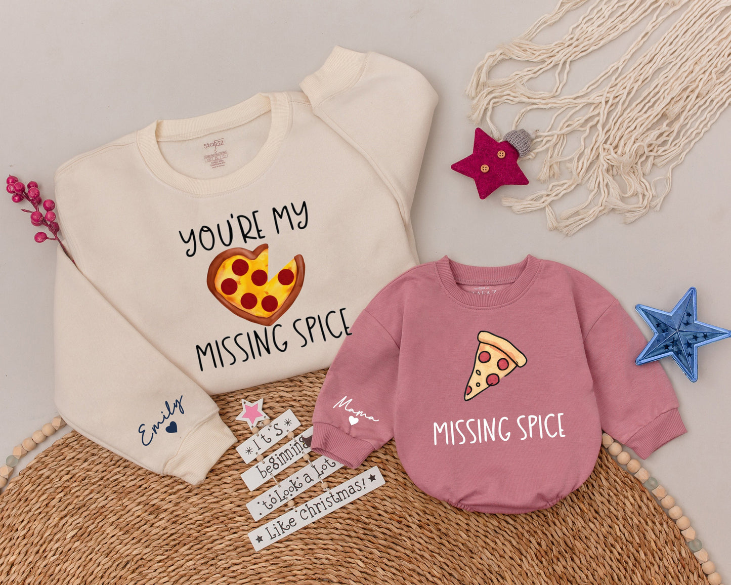 Dad and Me Matching Pizza Shirts - Cute Family Father’s Day Tees