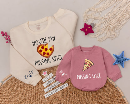 Dad and Me Matching Pizza Shirts - Cute Family Father’s Day Tees