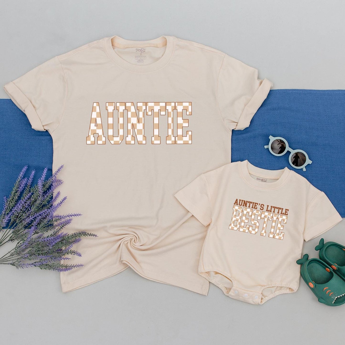 Auntie & Bestie Custom Shirts – Perfect Gift for Aunts & Minis