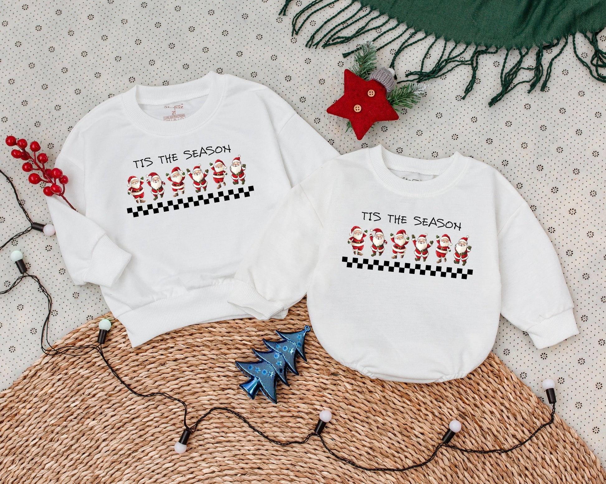 Festive Baby Romper: Vintage Christmas Outfit & First Holiday Gift