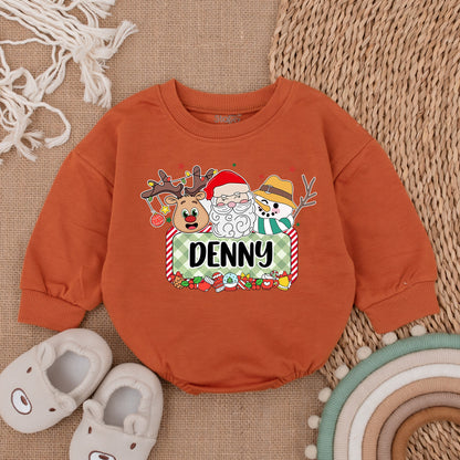 Festive Baby Romper & Sweatshirt Set: Perfect Christmas Outfit Gift