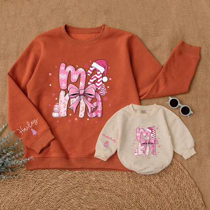 Mama and Mini Christmas Sweatshirts: Family Matching Holiday Outfits