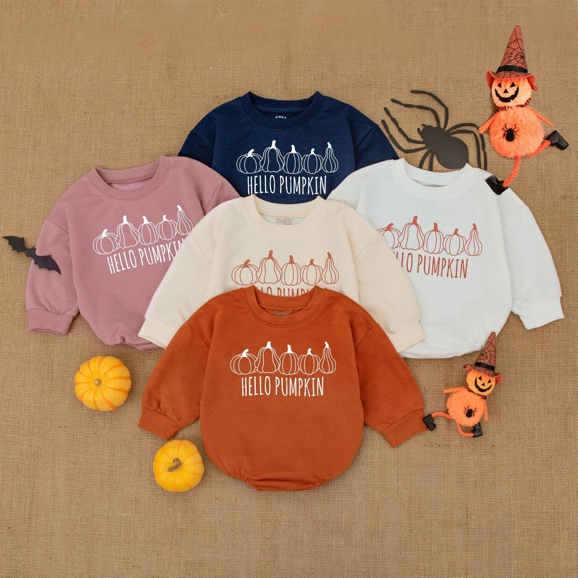 Adorable Pumpkin Baby Romper Outfit - Perfect for Fall & Thanksgiving