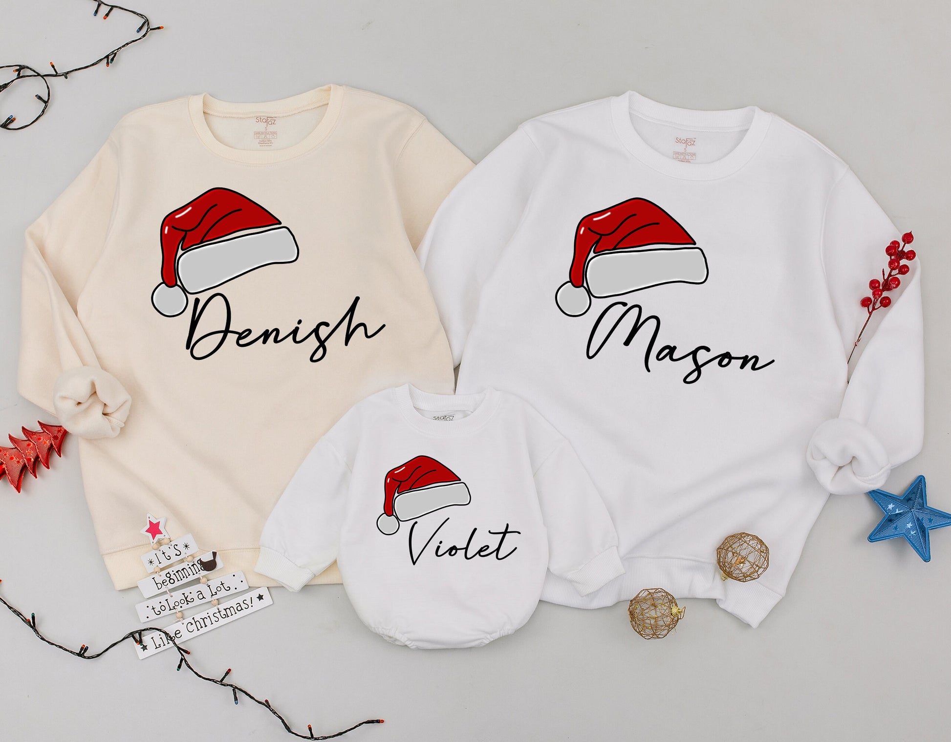 Cozy Family Xmas Sweaters – Custom Retro Holiday Wear for All Ages