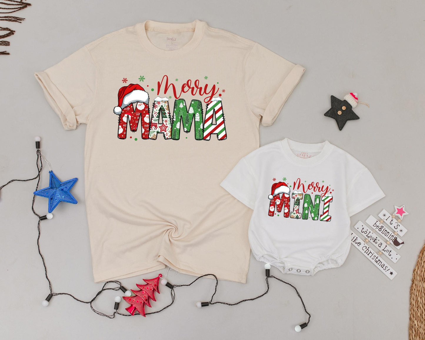 Matching Family Christmas Shirts - Personalized Vintage Holiday Outfits