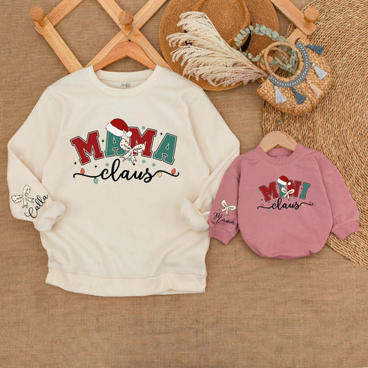 Festive Family Matching Christmas Sweatshirts for All Ages