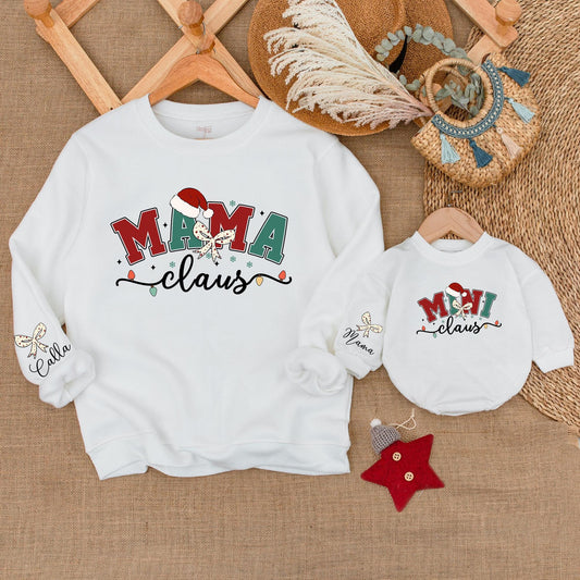 Festive Family Matching Christmas Sweatshirts for All Ages