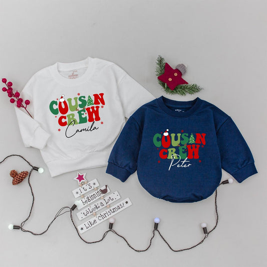 Cozy Cousin Crew Christmas Sweaters: Family Matching Holiday Gifts