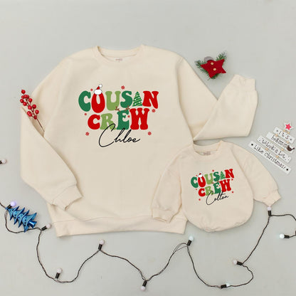 Cozy Cousin Crew Christmas Sweaters: Family Matching Holiday Gifts
