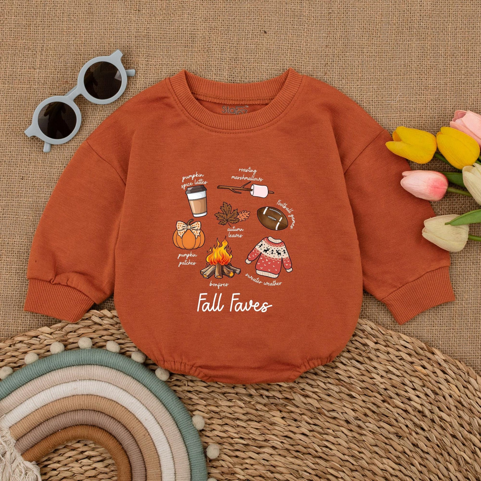 First Thanksgiving Romper, Cute Baby Outfit, Fall Baby Shower Gift