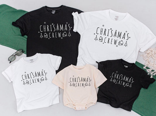 Family Christmas Tees: Matching Shirts & Pajamas for All Ages