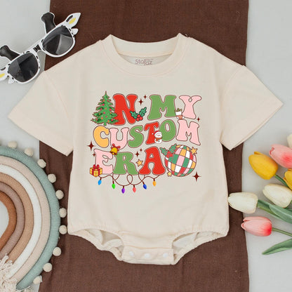 Christmas Family Tees & Rompers: Retro Boho Baby & Mom Apparel