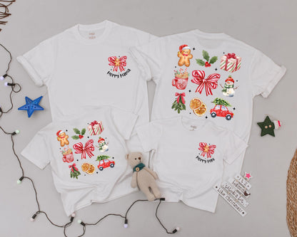 Matching Merry Mama & Mini Vintage Christmas Shirts - Personalized