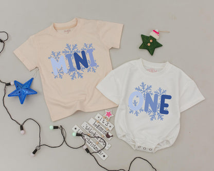 Winter One-derland Family Shirts: Matching Vintage Christmas Outfits