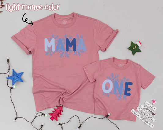 Winter One-derland Family Shirts: Matching Vintage Christmas Outfits