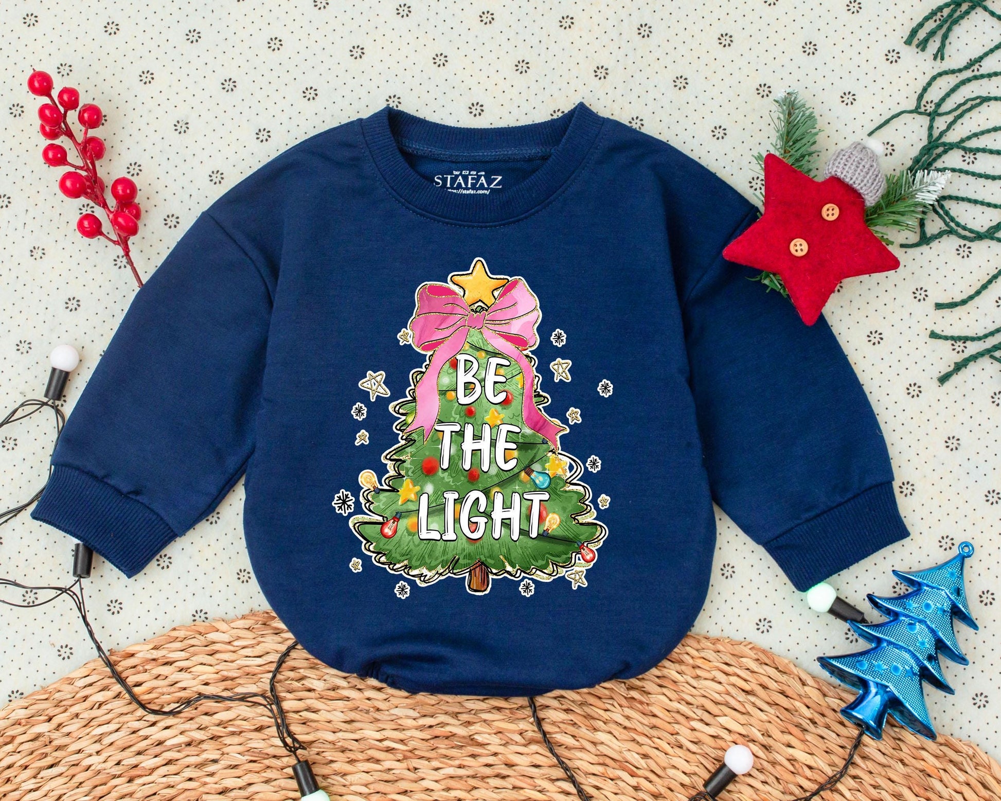 Vintage Christmas Bubble Romper - Adorable Infant Holiday Outfit  