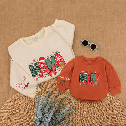 Matching Christmas Sweatshirts for Mom and Child – Festive Family Look
