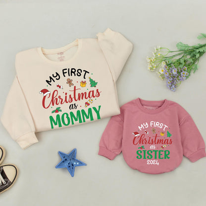 Festive Family Sweaters: Mommy & Me, First Xmas as Parents Gift