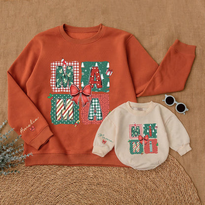 Matching Mama and Mini Christmas Sweatshirts – Family Holiday Outfits