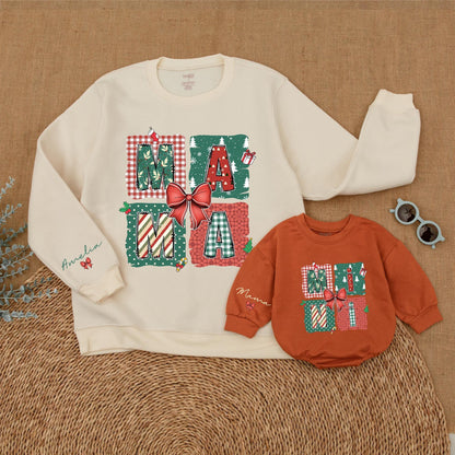 Matching Mama and Mini Christmas Sweatshirts – Family Holiday Outfits