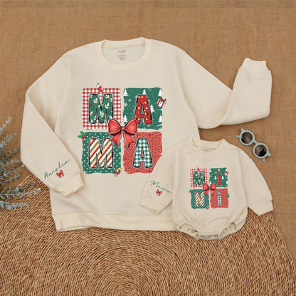 Matching Mama and Mini Christmas Sweatshirts – Family Holiday Outfits