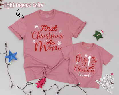 Matching Family Christmas Outfits: Personalized Vintage Holiday Shirts